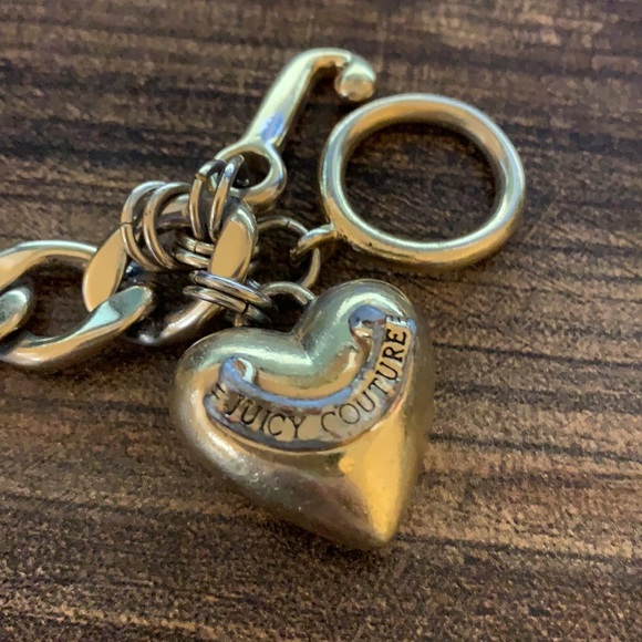 Juicy Couture Charm Bracelet gold vintage toggle - Picture 3 of 4